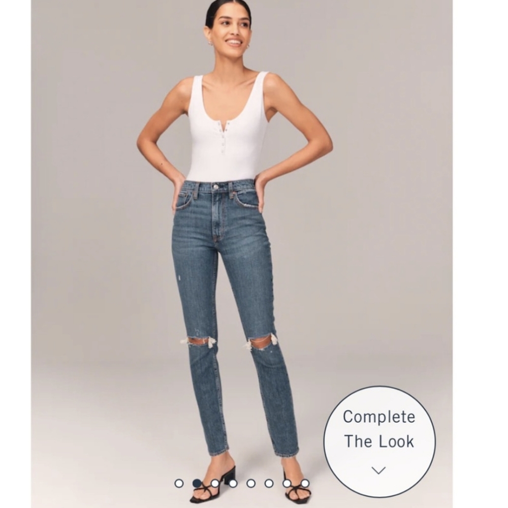 Abercrombie & Fitch The Skinny High Rise Jeans
